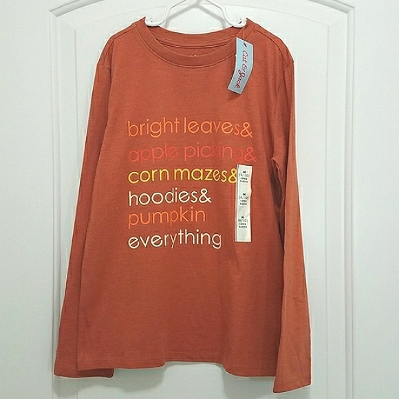 Cat & Jack Thanksgiving Inspired Shirt - Picture 1 of 6